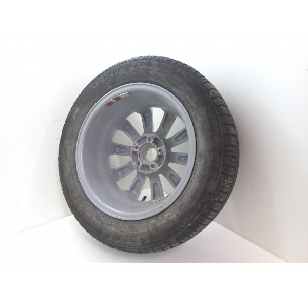 Roda De Liga Pneu 195 60 Aro 15 Vw Polo 1.6 2003
