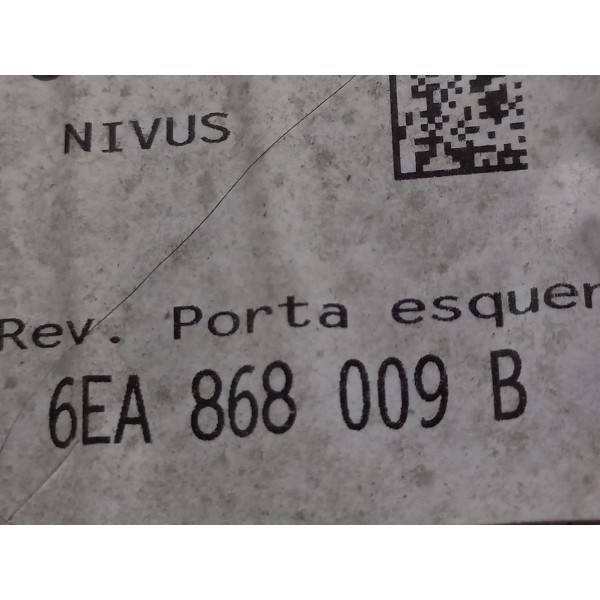 Forro Porta Traseiro Esquerdo Vw Nivus Conf 1.0 2023 Usado