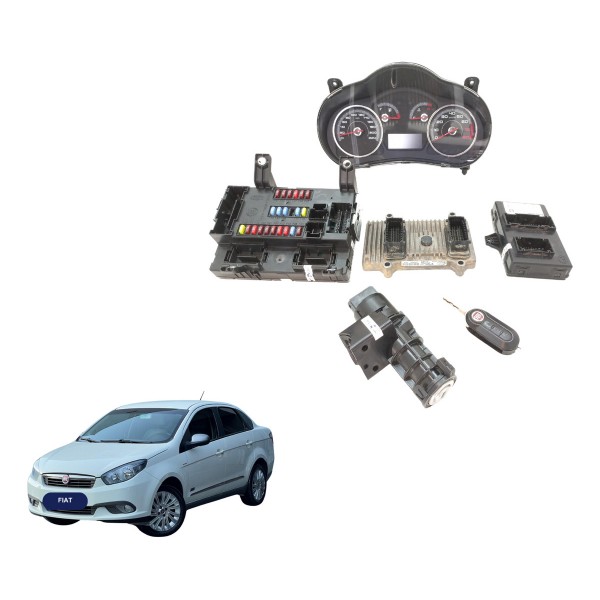 Kit Code Injeçao Fiat Grand Siena Essence 1.6 Etor2015 Usado