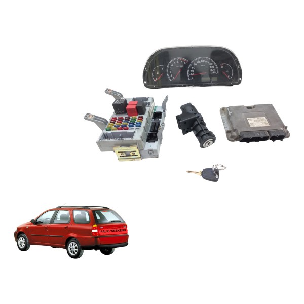 Kit Code Injeção Fiat Palio Weekend Stile 1.6 16v 2001 Usado