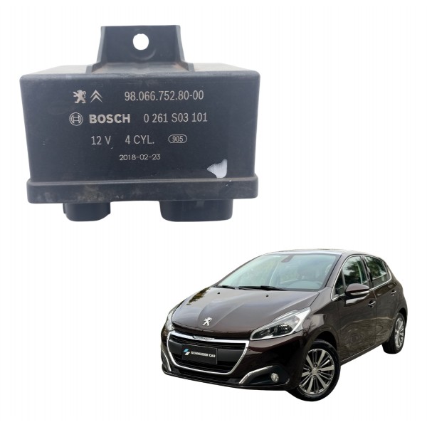 Modulo Relé Ventoinha Peugeot 208 Griffe 1.6 2017 Usado